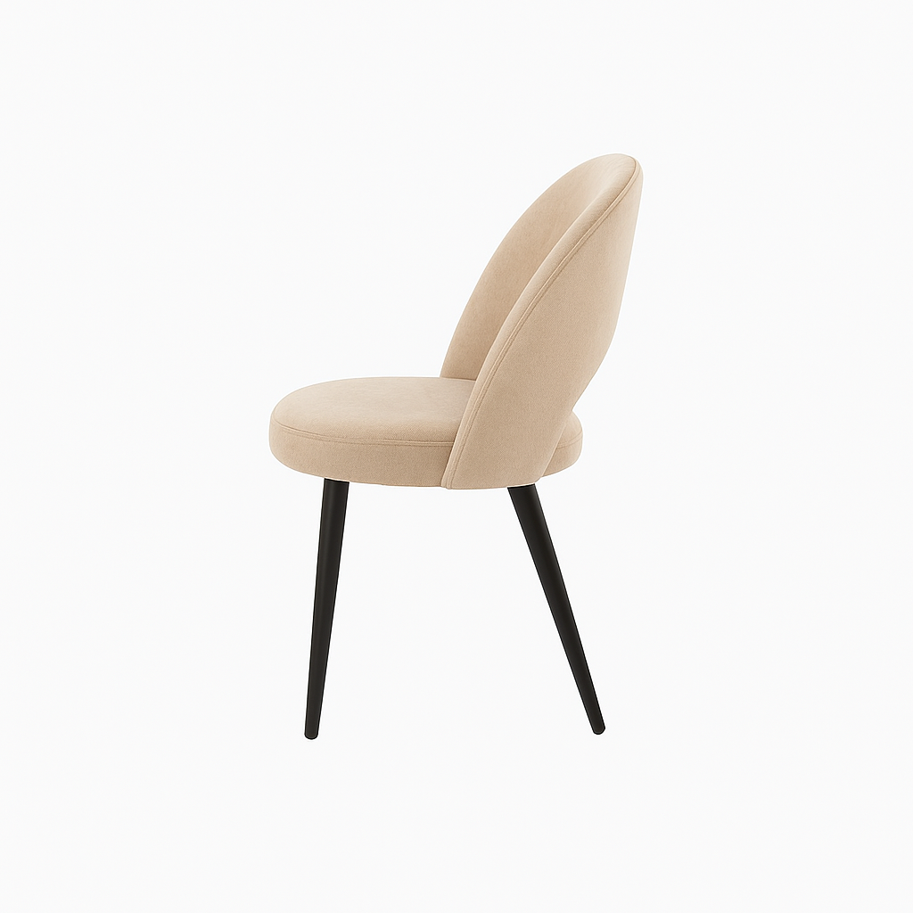 Scaun catifea ALBASTRA | model RON