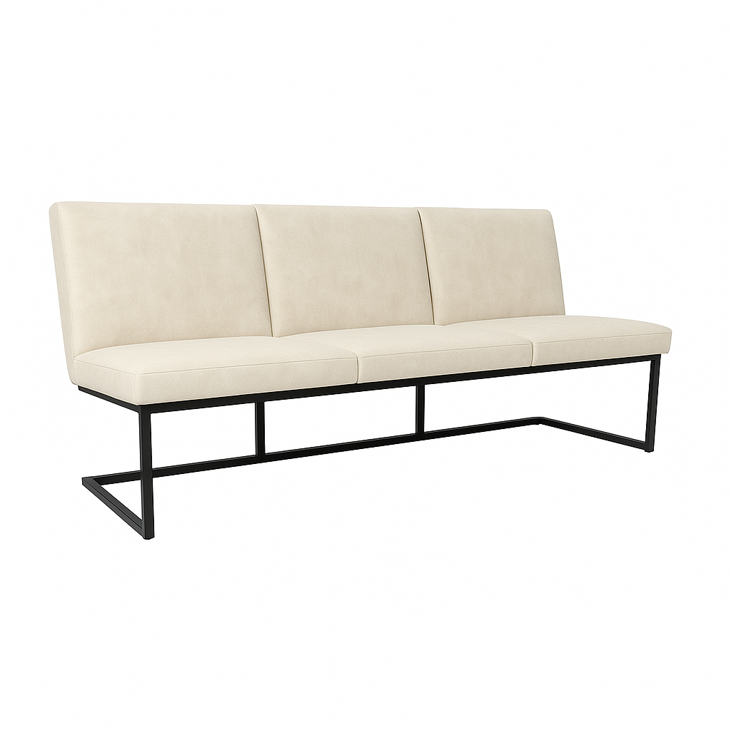 Bancheta catifea  CABALLERO culoare BEJ