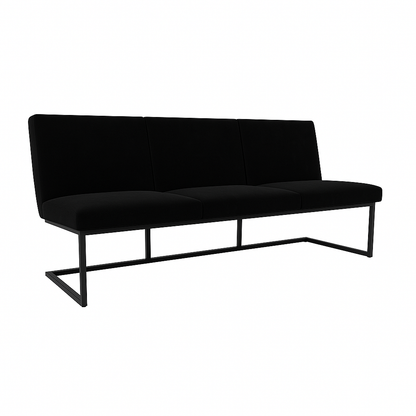 Bancheta catifea  CABALLERO culoare NEGRU