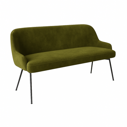 Bancheta catifea SASHA culoare VERDE