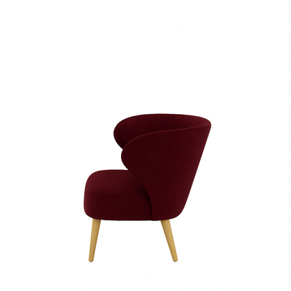 Fotoliu catifea VERDE | model CAPRICE