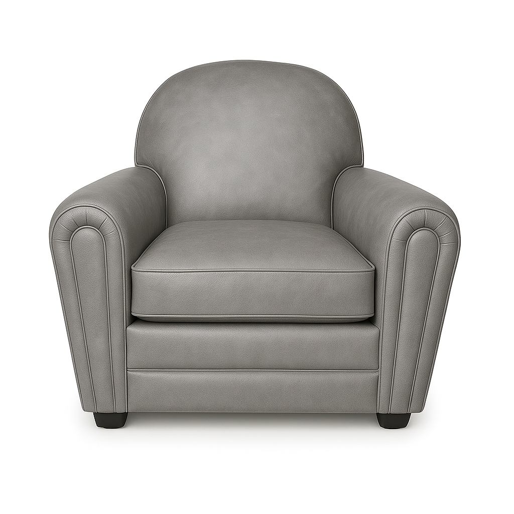 Fotoliu piele GRI model MARA