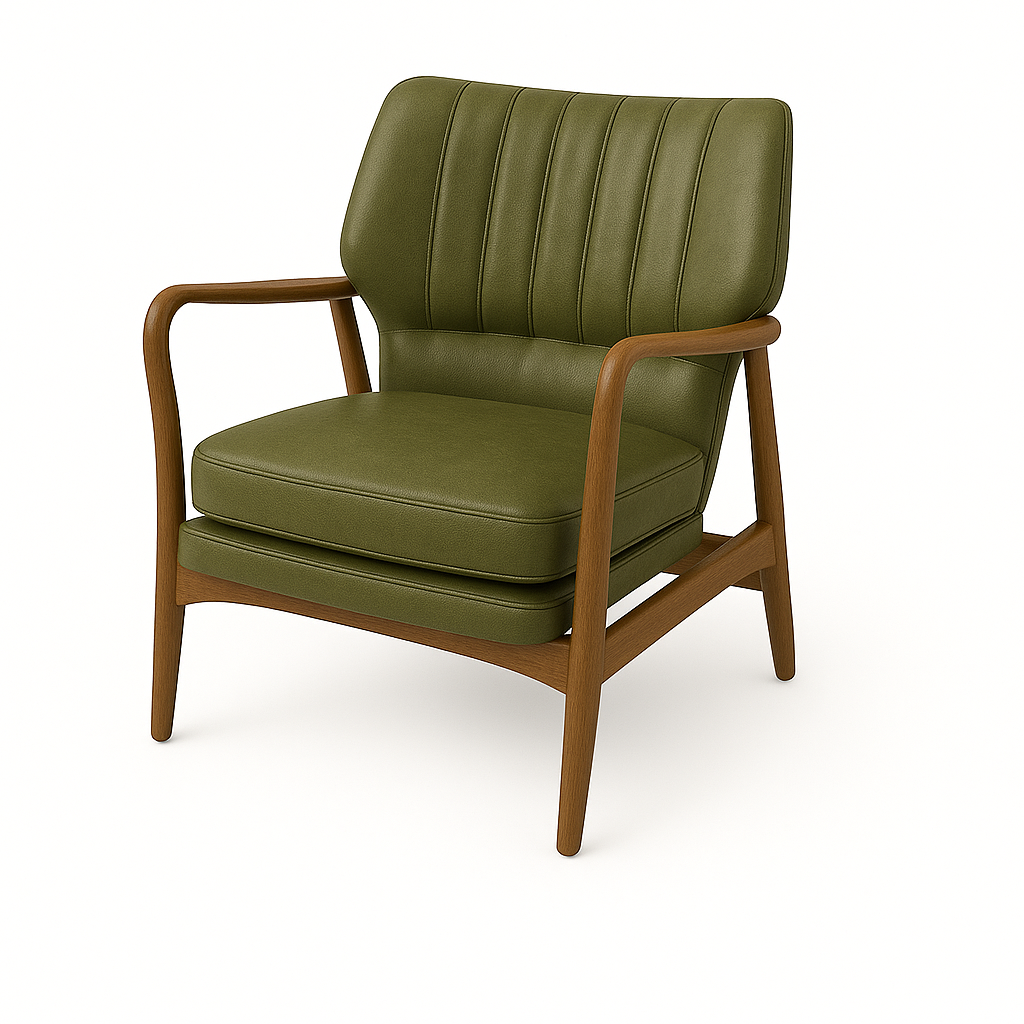 Fotoliu piele VERDE | model VIA