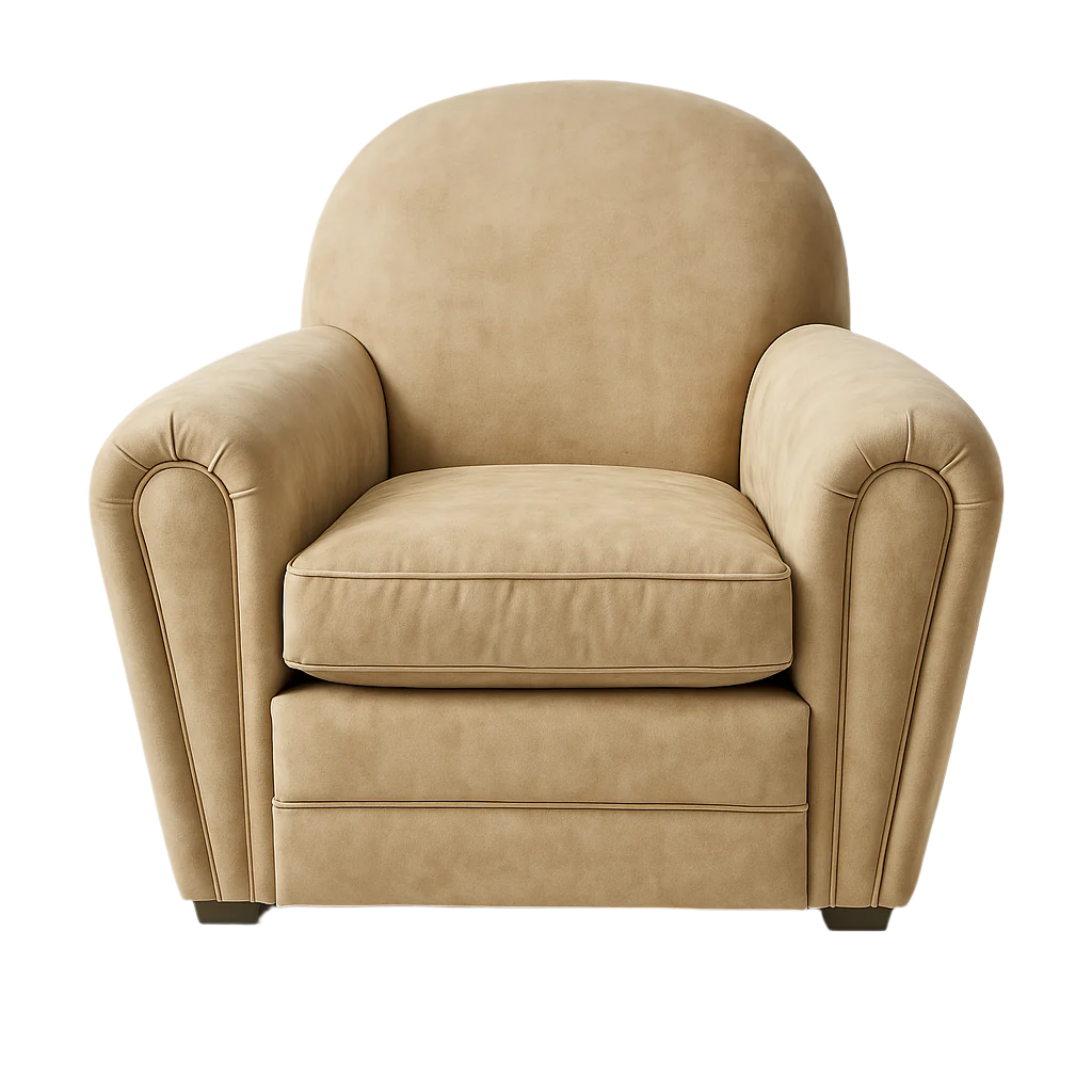 Fotoliu catifea MARA culoare BEJ