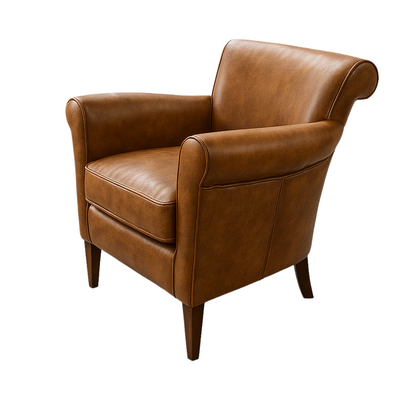 Fotoliu piele TALI culoare MARO