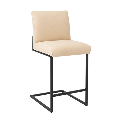 Scaun bar catifea BEJ | model FLEET NA