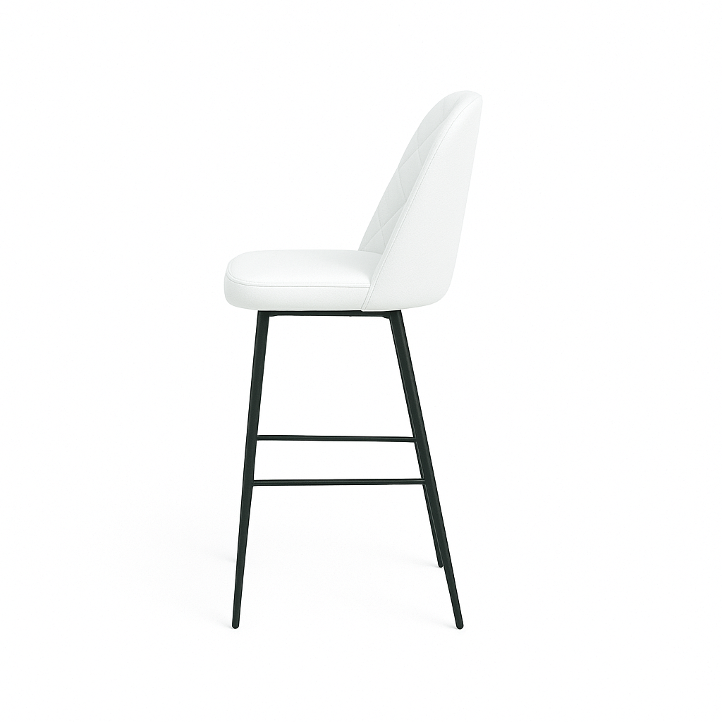 Scaun bar piele naturala ALBASTRA | model FOX