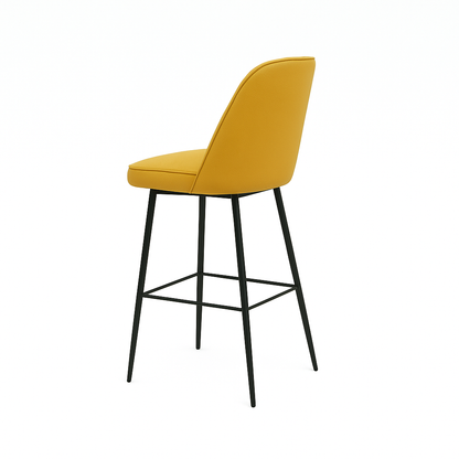 Scaun bar piele naturala ALBASTRA | model FOX