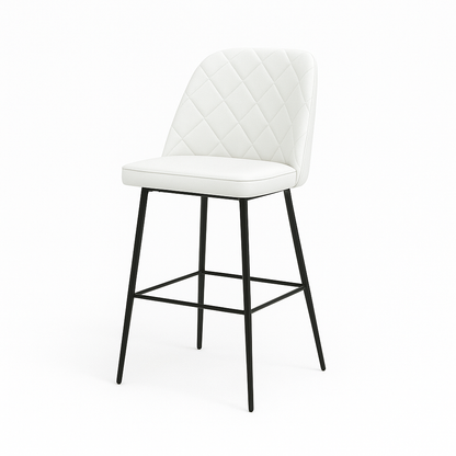 Scaun bar piele naturala ALBASTRA | model FOX