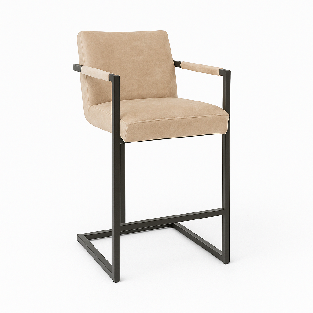 Scaun bar catifea BEJ  model FLEET