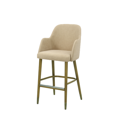 Scaun bar catifea GALBENA | model PINO