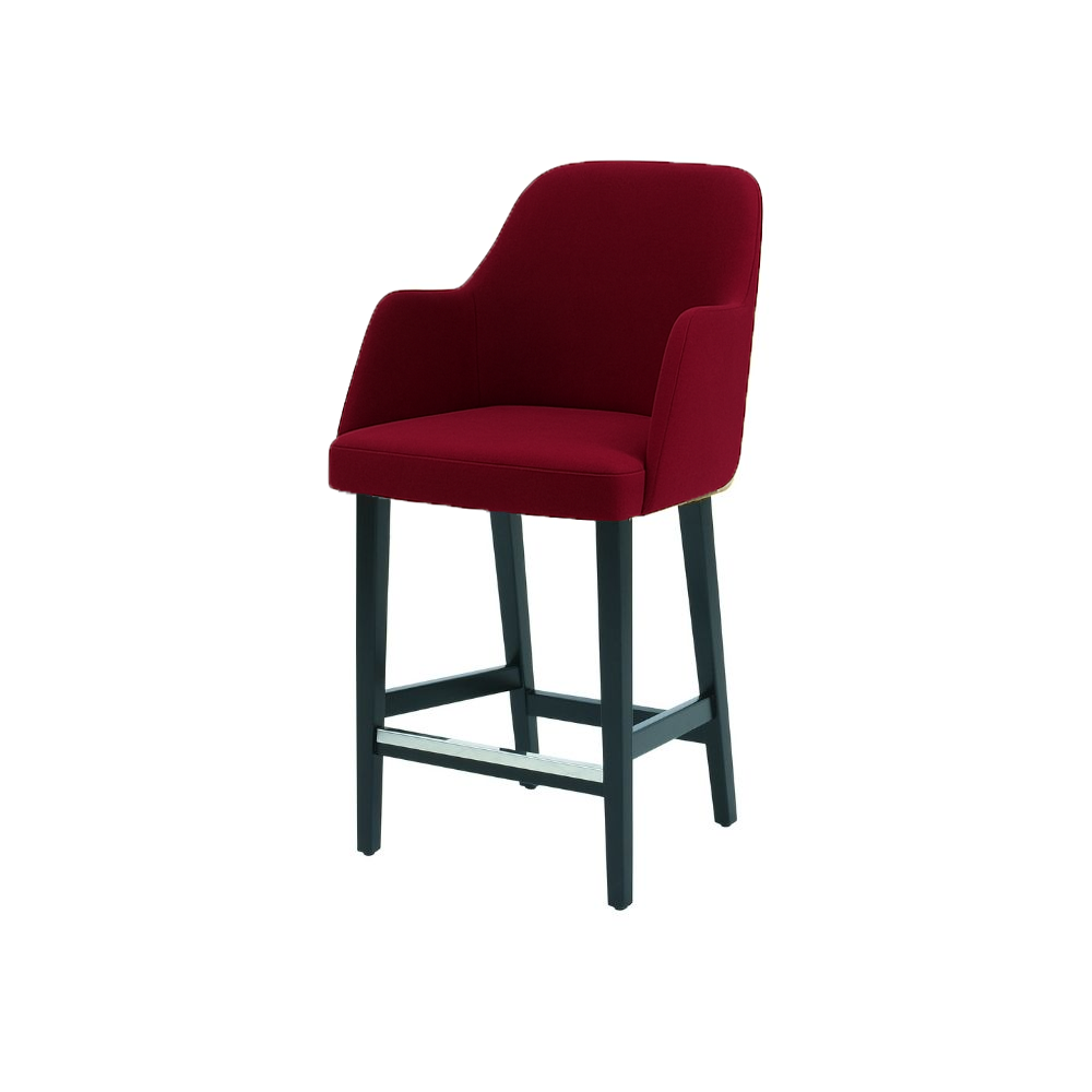Scaun bar catifea GALBENA | model PINO