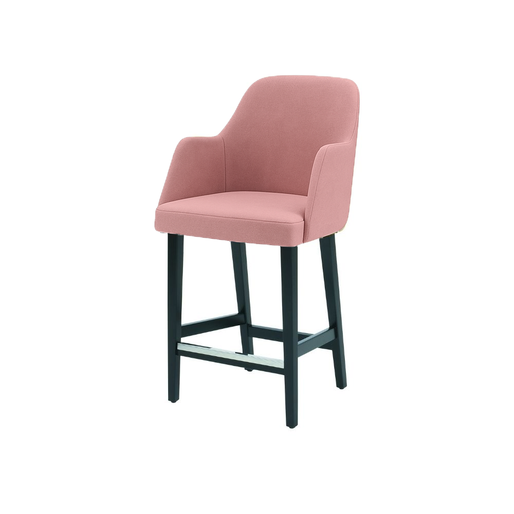Scaun bar catifea ROZ | model PINO