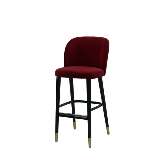 Scaun bar catifea BORDO | model SAM