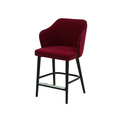 Scaun bar catifea GALBENA | model ZEUS