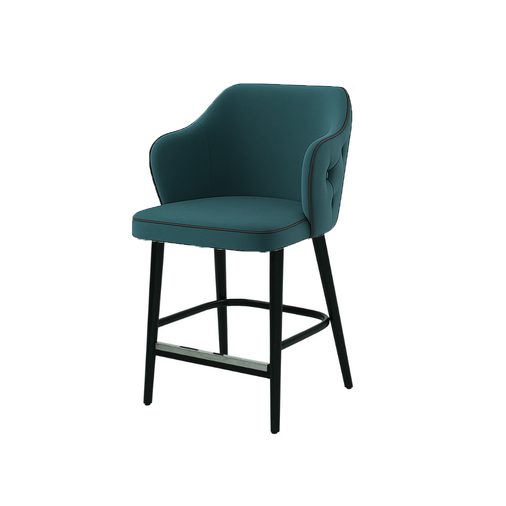 Scaun bar catifea TURCOAZ | model ZOE
