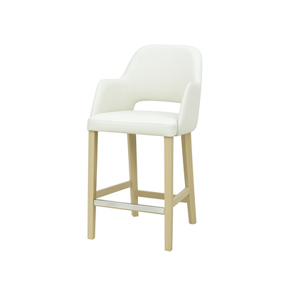 Scaun bar piele GALBENA | model APRIL