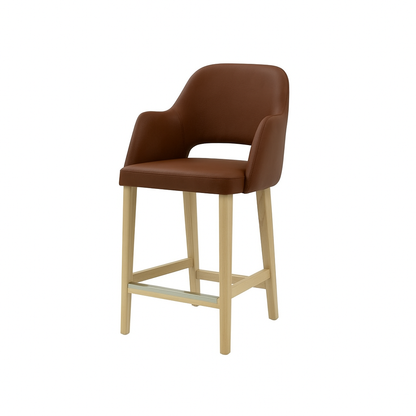 Scaun bar piele ALBA | model APRIL