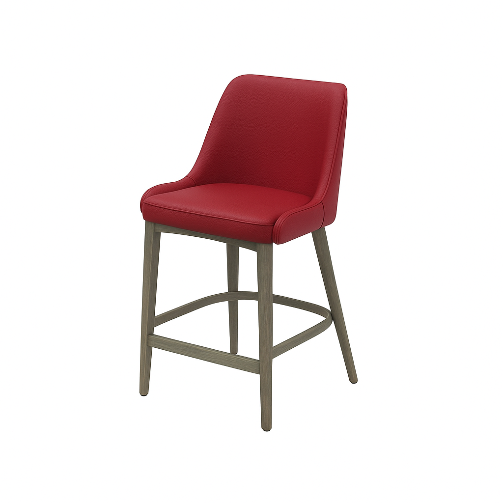 Scaun bar piele ROSIE | model GINA