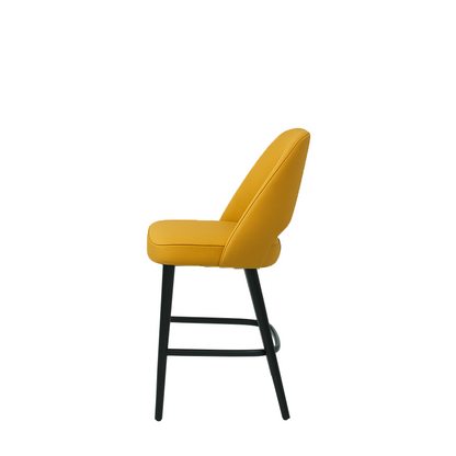 Scaun bar piele ALBASTRA | model GABE