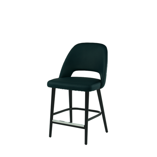 Scaun bar piele ALBASTRA | model GABE