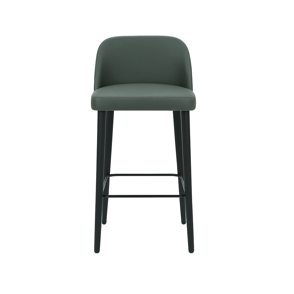 Scaun bar piele VERDE | model IVA