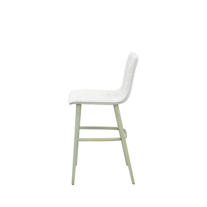 Scaun bar piele VERDE | model NIZZIE