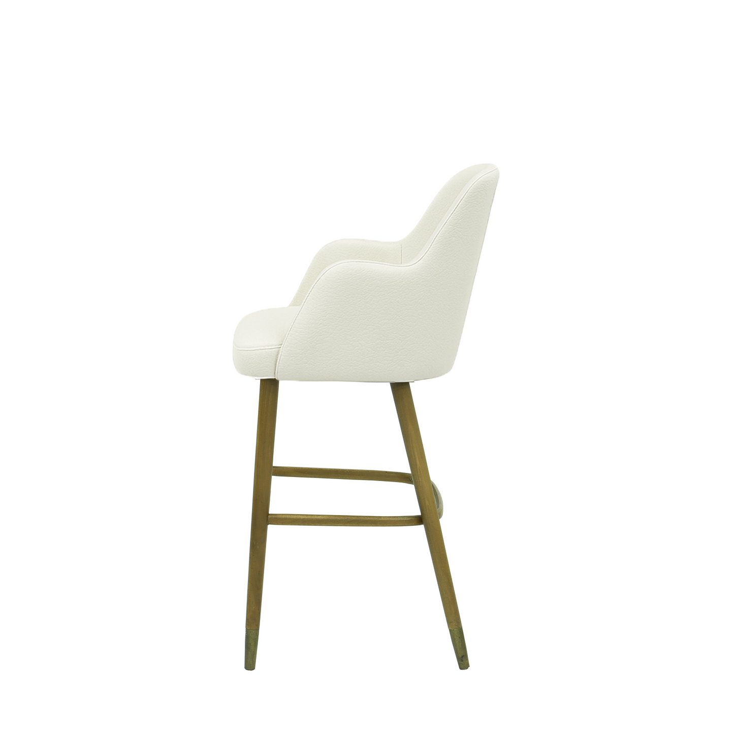 Scaun bar piele BEJ | model PINO