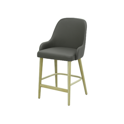 Scaun bar piele VERDE | model ROCCO