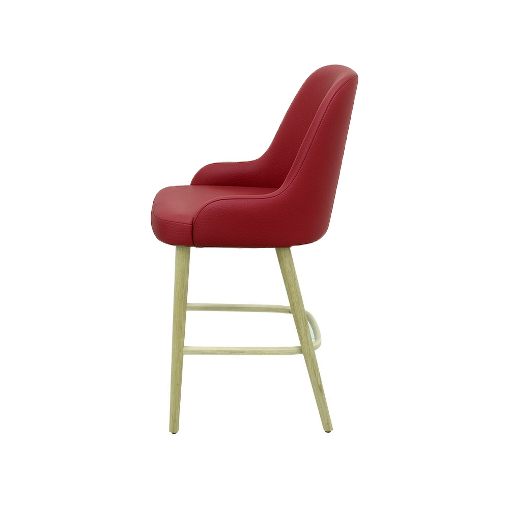 Scaun bar piele ALBA | model ROCCO