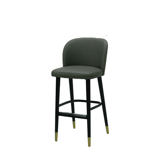 Scaun bar piele VERDE | model SAM