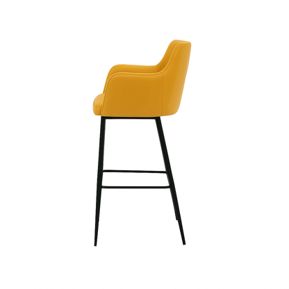Scaun bar piele GALBENA | model SINDY