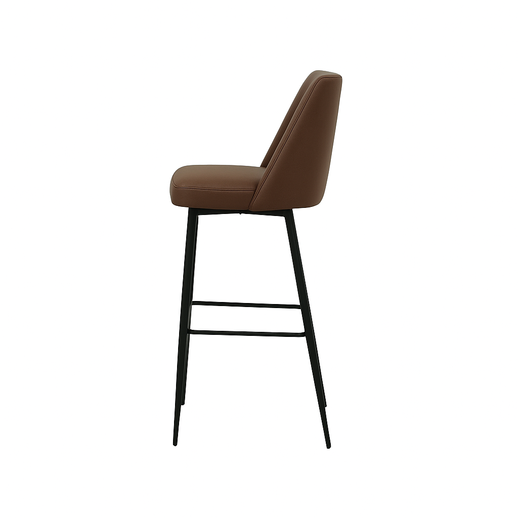 Scaun bar piele ALBA | model SOLO