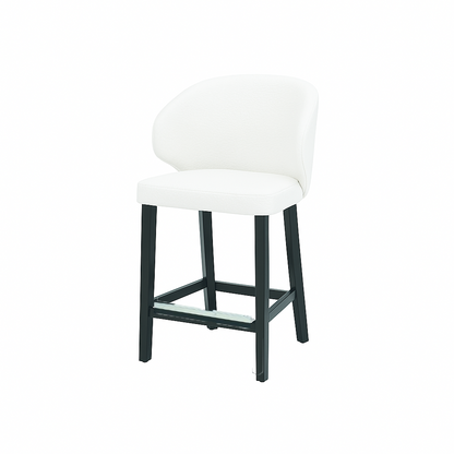 Scaun bar piele naturala GALBENA | model CAPRICE