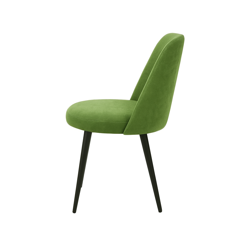 Scaun catifea VERDE | model ELA