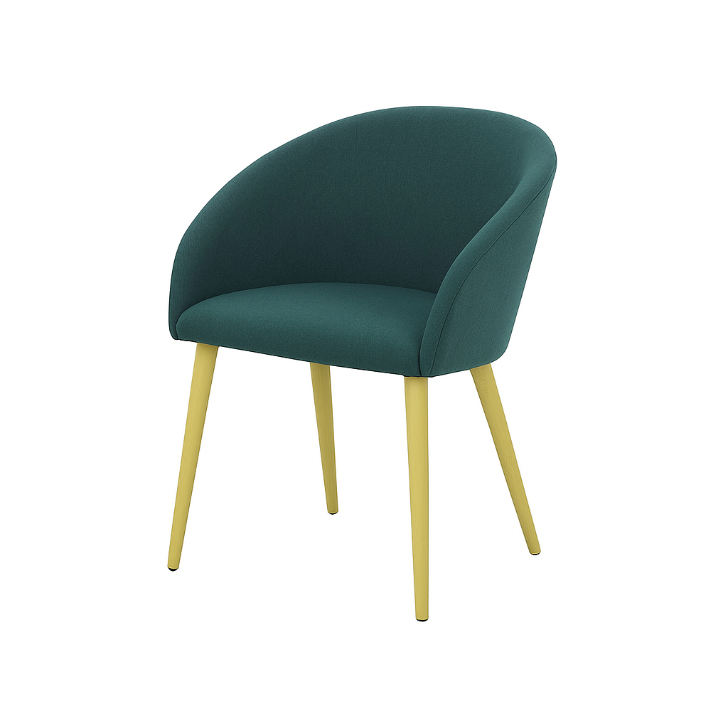 Scaun catifea GALBENA | model IBIS