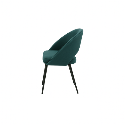 Scaun catifea GALBENA | model LAVA
