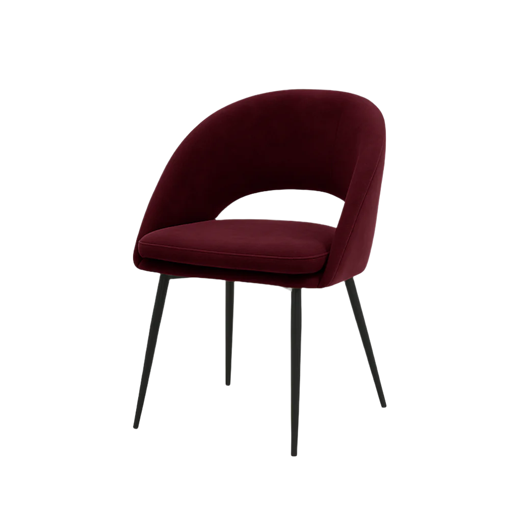 Scaun catifea ROZ | model LAVA