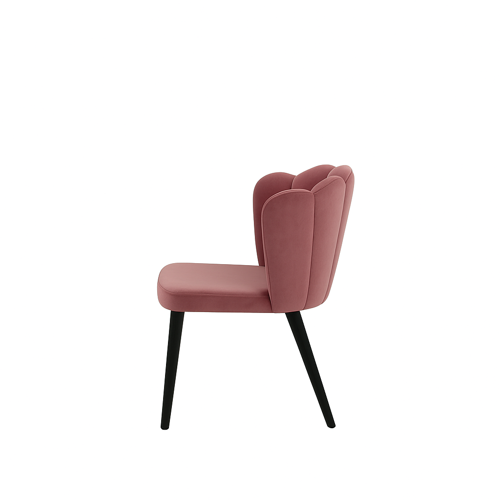 Scaun catifea ROZ | model ARIA