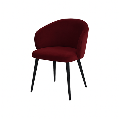 Scaun catifea ALBASTRA | model CAPRISO