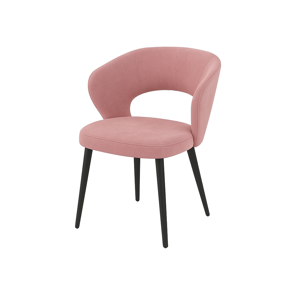 Scaun catifea ALBASTRA | model CASIUS