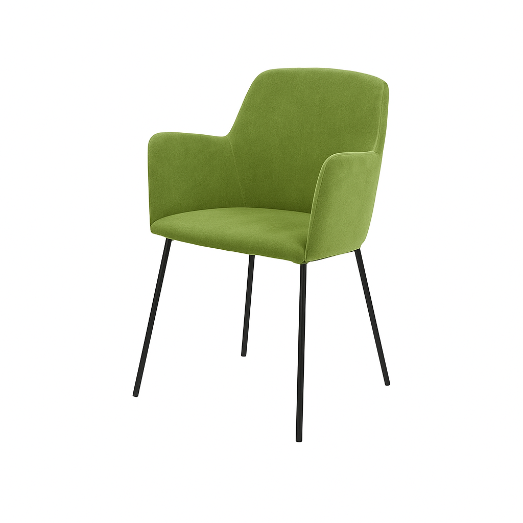 Scaun catifea GALBENA | model SIGMA