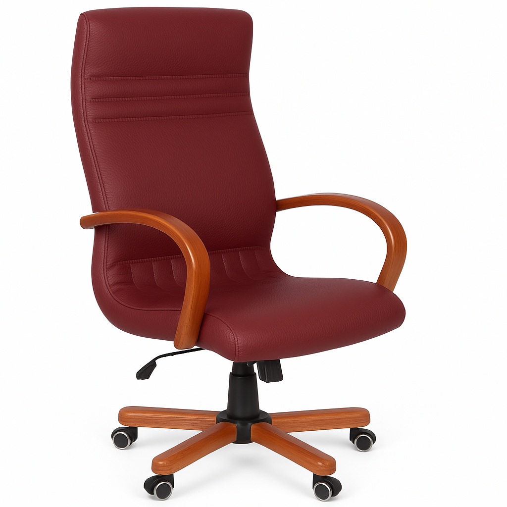 Scaun birou piele ALBASTRA | model GOLD P