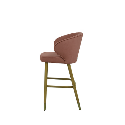 Scaun insula catifea BORDO | model CAPRICE