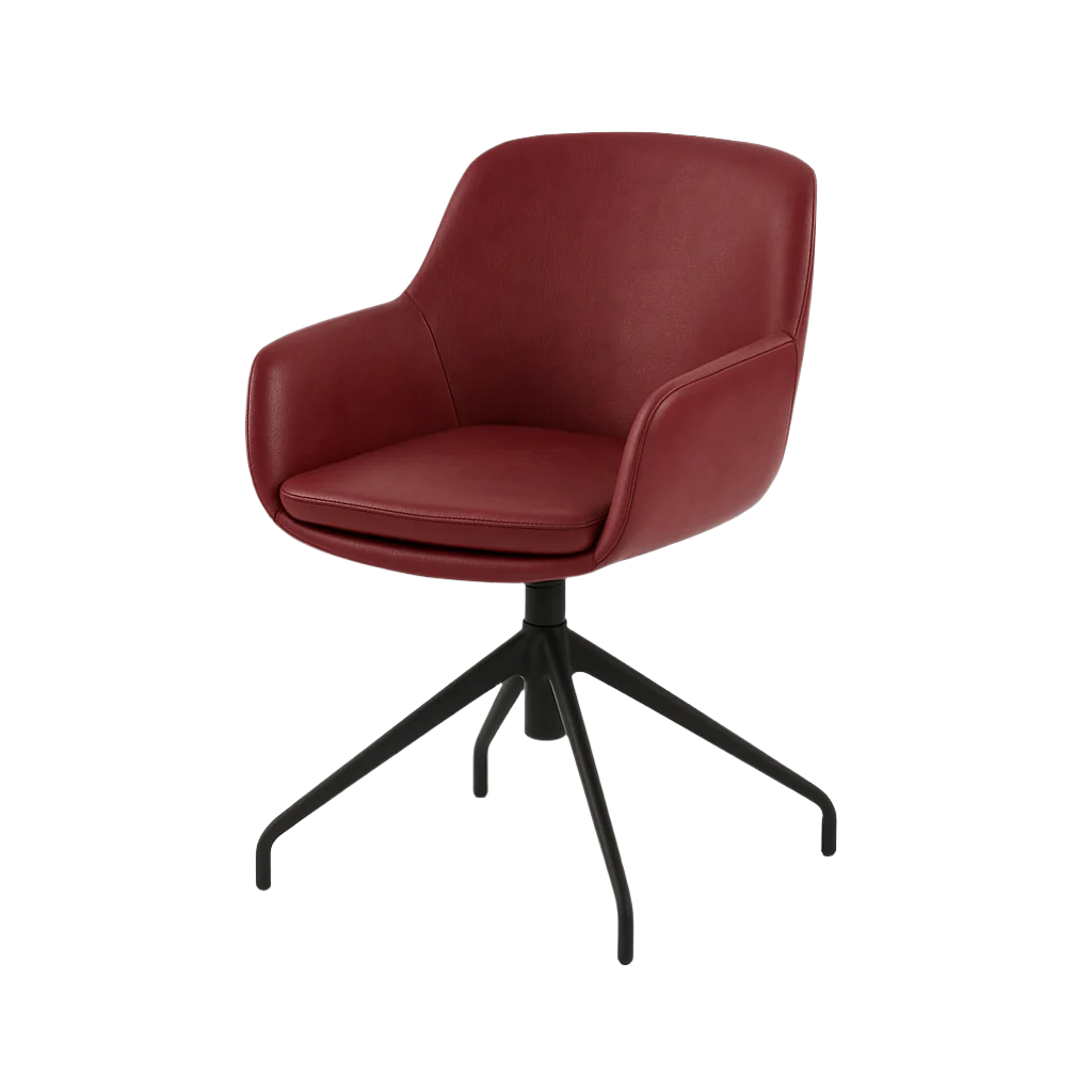 Scaun piele GALBENA | model FEBE